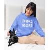 imageTstars Dog Mom Sweatshirt Hoodie Women Teen Girls Gifts for Dogs Lover Paw Print Womens HoodiesCalifornia Blue