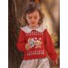 imageTstars Skye Everest Girls Ugly Christmas Sweatshirt Paw Patrol Tacky Sweater Style Holiday Xmas Sweatshirts for Toddler KidsRed
