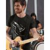 imageTstars Guitar Shirt Gifts for Men Musician Player Guitarist Printed Mens TShirtBlack