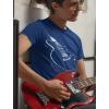 imageTstars Guitar Shirt Gifts for Men Musician Player Guitarist Printed Mens TShirtBlue