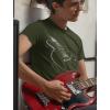 imageTstars Guitar Shirt Gifts for Men Musician Player Guitarist Printed Mens TShirtOlive