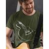 imageTstars Guitar Shirt Gifts for Men Musician Player Guitarist Printed Mens TShirtOlive