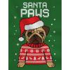 imageTstars Santa Paws Santa Claws Ugly Christmas Sweater Sweatshirt Matching Couple SetClaws Red  Paws Green