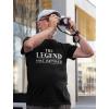imageTstars The Legend Has Retired Shirt Funny Retirement Gift Mens TShirtBlack