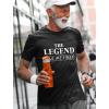 imageTstars The Legend Has Retired Shirt Funny Retirement Gift Mens TShirtBlack