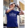 imageTstars The Legend Has Retired Shirt Funny Retirement Gift Mens TShirtBlue