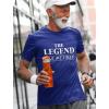 imageTstars The Legend Has Retired Shirt Funny Retirement Gift Mens TShirtBlue