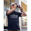imageTstars The Legend Has Retired Shirt Funny Retirement Gift Mens TShirtNavy