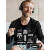imageTstars Video Game Control Freak Gift for Gamers Gaming Sweatshirt Mens Long Sleeve TShirtBlack