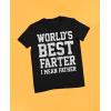 imageTstars World Best Farter I Mean Father Shirt Gifts for dad from Daughter Son Funny tShirt for Men A1World Best  Black