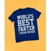 imageTstars World Best Farter I Mean Father Shirt Gifts for dad from Daughter Son Funny tShirt for Men A1World Best  Blue
