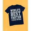 imageTstars World Best Farter I Mean Father Shirt Gifts for dad from Daughter Son Funny tShirt for Men A1World Best  Navy