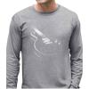 imageTstars Guitar Shirt for Men Gifts for Musician Player Guitarist Music Mens Long Sleeve TShirtGray