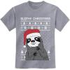 imageTstars Slothy Christmas Ugly Christmas Sweater Sloth Youth Kids TShirtGray
