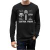 imageTstars Video Game Control Freak Gift for Gamers Gaming Sweatshirt Mens Long Sleeve TShirtBlack