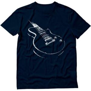 imageTstars Guitar Shirt Gifts for Men Musician Player Guitarist Printed Mens TShirtNavy