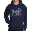 imageTstars Drum Hoodies for Men Teen Boys Musician Drummer Gifts Music Mens HoodieBlue