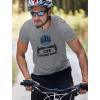imageTstars Bike Shirts for Men Cycling Tshirt Gifts for Cyclists Mens Biking ShirtGray