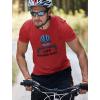 imageTstars Bike Shirts for Men Cycling Tshirt Gifts for Cyclists Mens Biking ShirtRed