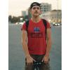 imageTstars Bike Shirts for Men Cycling Tshirt Gifts for Cyclists Mens Biking ShirtRed