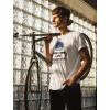 imageTstars Bike Shirts for Men Cycling Tshirt Gifts for Cyclists Mens Biking ShirtWhite