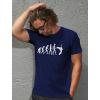 imageTstars Evolution of Rock Guitar Shirt Funny Music Lover Gifts for Men Musician Guitarists Graphic Mens TShirtBlue