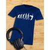imageTstars Evolution of Rock Guitar Shirt Funny Music Lover Gifts for Men Musician Guitarists Graphic Mens TShirtBlue