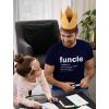 imageTstars Uncle Shirt Novelty Gifts from Nephew Niece Funcle Definition Shirts for MenNavy
