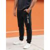 imageTstars Unisex Joggers for Women Men Sweatpants for Anime Fans Fleece JoggersBlack
