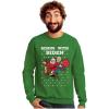 imageTstars Riding with Biden Ugly Christmas Sweater Funny Santa Joe Biden Xmas SweatshirtGreen