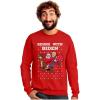 imageTstars Riding with Biden Ugly Christmas Sweater Funny Santa Joe Biden Xmas SweatshirtRed
