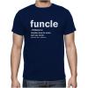 imageTstars Uncle Shirt Novelty Gifts from Nephew Niece Funcle Definition Shirts for MenNavy