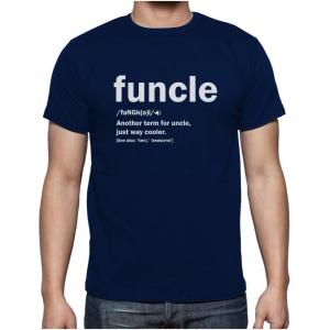 imageTstars Uncle Shirt Novelty Gifts from Nephew Niece Funcle Definition Shirts for MenNavy