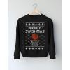 imageTstars Basketball Boys Ugly Christmas Sweater Style Sweatshirt Merry Swishmas Xmas Holiday Youth Kids SweatshirtsBlack