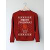 imageTstars Basketball Boys Ugly Christmas Sweater Style Sweatshirt Merry Swishmas Xmas Holiday Youth Kids SweatshirtsRed