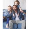 imageTstars Fathers Day Dad Joggers for Men Mens Sweatpants with Pocket Gifts Fleece Joggers CrossGray