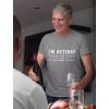 imageTstars Im Retired TShirts for Men Retirement Gifts Dad Grandpa Funny Mens ShirtGray