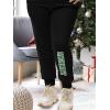 imageTstars Merry Christmas Retro Vintage Joggers Merry Sweatpants Fleece JoggersBlack