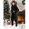 imageTstars Merry Christmas Retro Vintage Joggers Merry Sweatpants Fleece JoggersBlack