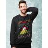 imageTstars Taco Santa Ugly Christmas Sweater Funny Taco Lovers Gift SweatshirtNavy