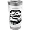 imageIm Not Old Im Classic Dad Birthday Christmas For Men Stainless Steel Insulated TumblerWhite