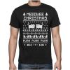 imageTstars Meeowee Christmas Ugly Sweater  Cute Xmas Party TShirtBlack