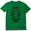 imageTstars Sloth Shirt Gifts for Men Sloths Running Team Funny Mens TShirtGreen