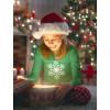 imageTstars Big White Snowflake Ugly Christmas Sweater Style Xmas Holiday Long Sleeve TShirt for Toddlers and Youth KidsGreen