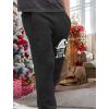 imageTstars Christmas Sweatpants for Men Women Sweat Pants Graphic Elf Track Fleece JoggersBlack