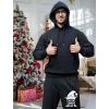 imageTstars Christmas Sweatpants for Men Women Sweat Pants Graphic Elf Track Fleece JoggersBlack