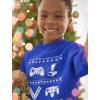 imageTstars Gamer Retro Ugly Christmas Sweater Xmas Party Youth Kids Sweatshirt Small Blue