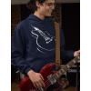 imageTstars Guitar Hoodie for Men Novelty Gifts Musician Guitars Player Guitarist Music Mens Sweatshirt HoodiesBlue
