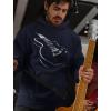 imageTstars Guitar Hoodie for Men Novelty Gifts Musician Guitars Player Guitarist Music Mens Sweatshirt HoodiesBlue