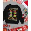 imageTstars TMNT Pizza Ugly Christmas Sweatshirts Teenage Mutant Ninja Turtles Holiday Xmas Youth Kids SweatshirtBlack